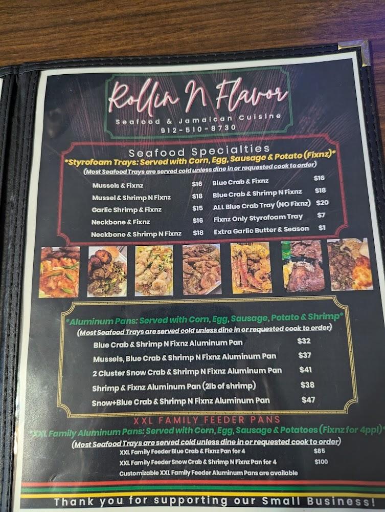 Rollin n Flavor Jamican Food Menu image 1