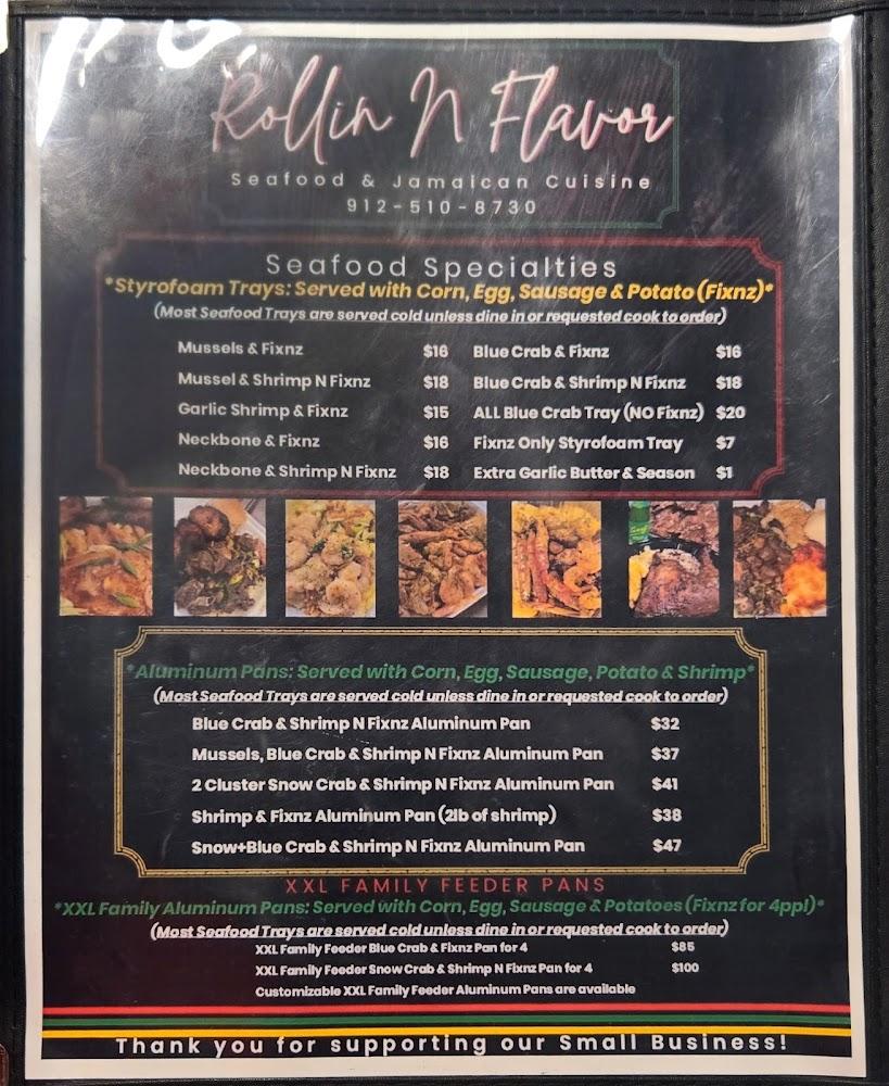 Rollin n Flavor Jamican Food Menu image 2