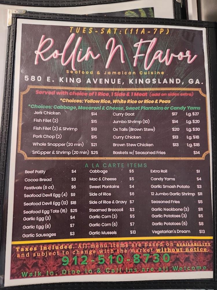 Rollin n Flavor Jamican Food Menu image 4